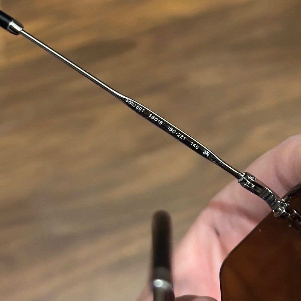 Miu Miu Brown Rectangular Sunglasses - image 3